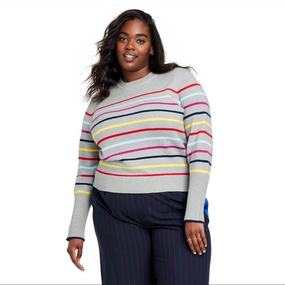 NWT La Ligne for Target Striped Crewneck Sweater